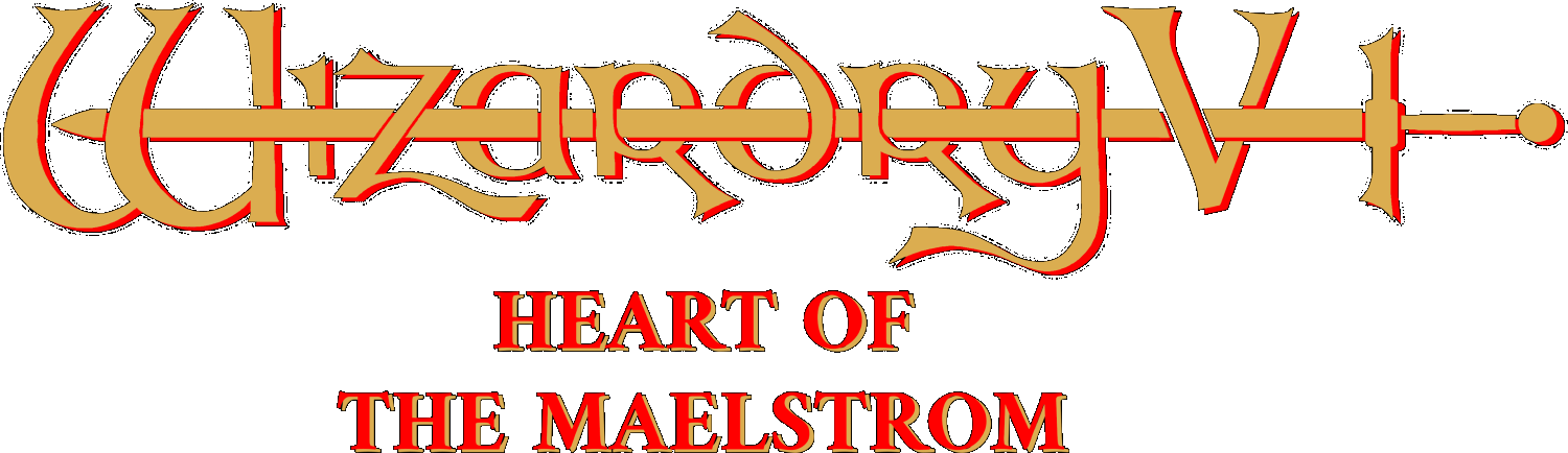 Wizardry V logo for Super Famicom